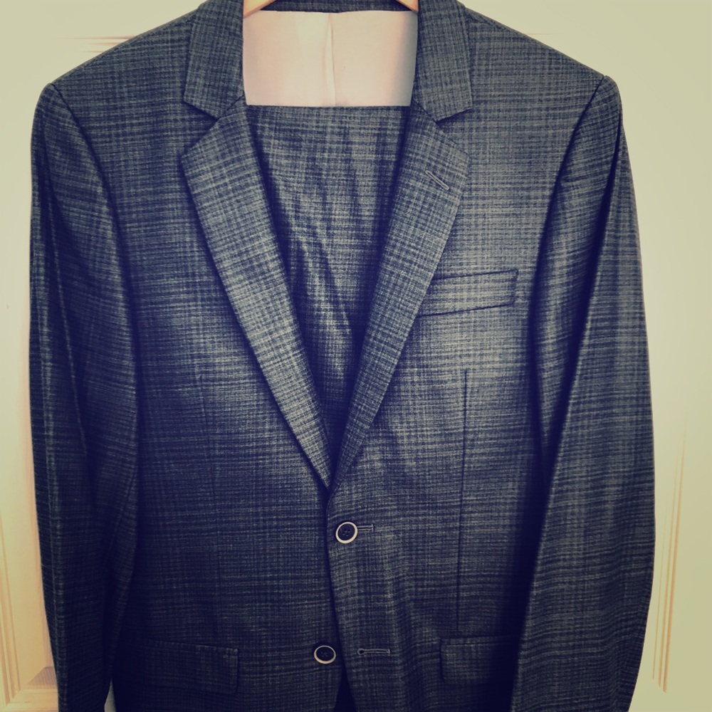 Dk Grey TOPMAN skinny suit